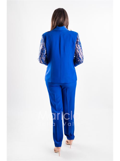 tailleur 3 pz ricamati PAOLA FORTI | PF217ROYAL